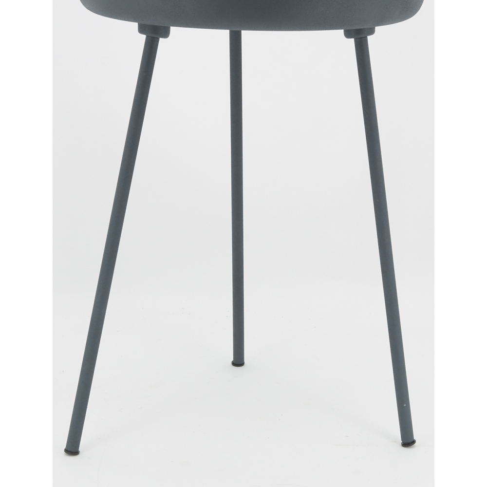 Table d'appoint ronde en métal