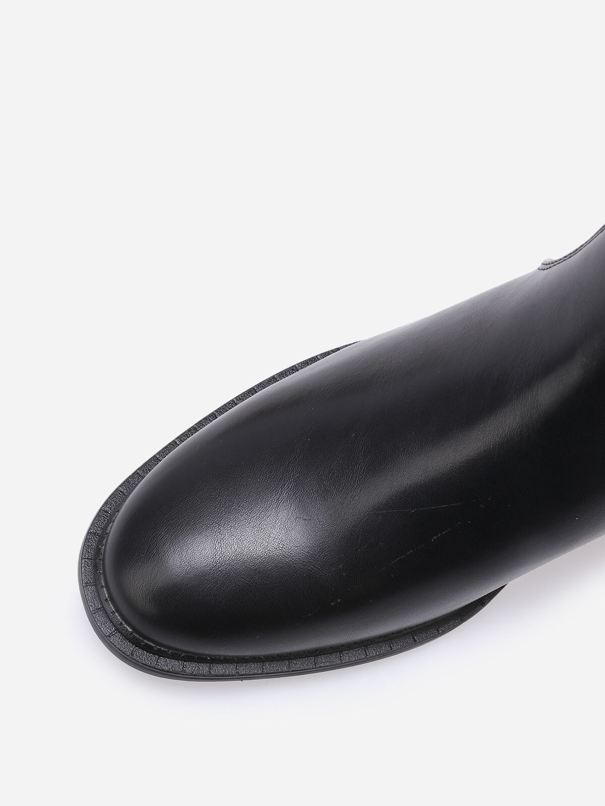 Bottines à motifs et détails dorés- Noir