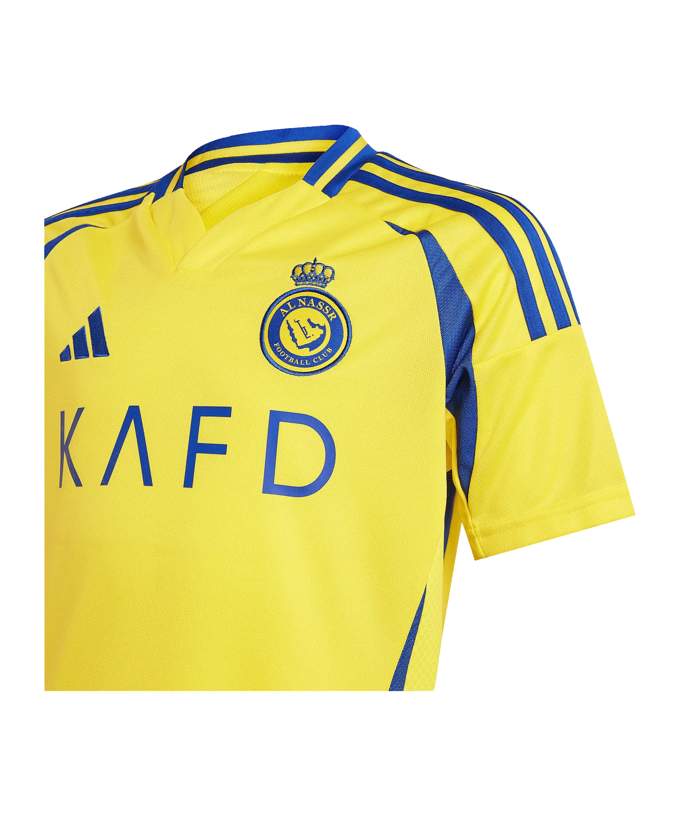 adidas Al Nassr FC 24/25 Ronaldo Home Jersey Kids Yellow