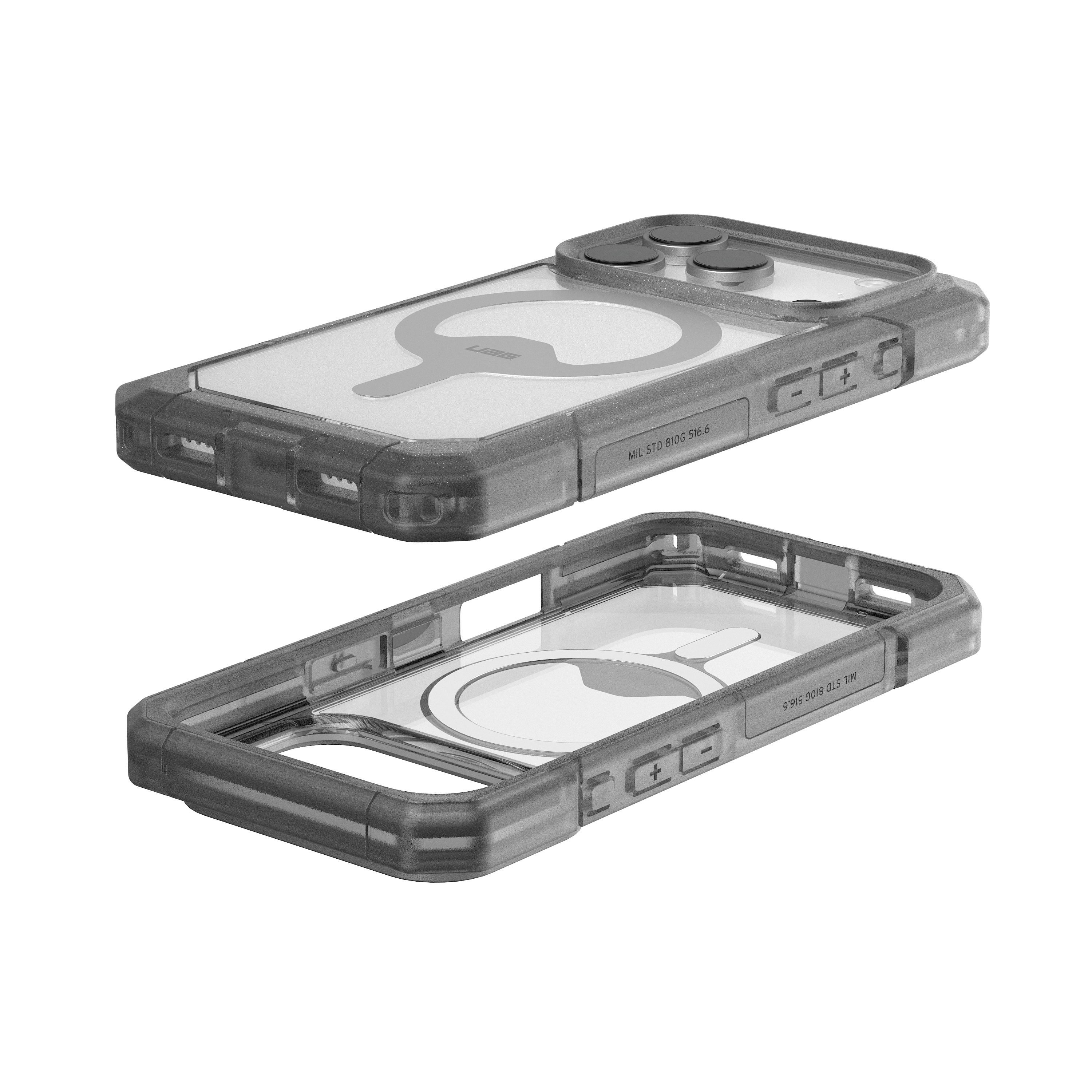 iPhone 17 Pro MagSafe Schutzhülle Trooper (114521114G31) - Ash (Transparent / Schwarz)