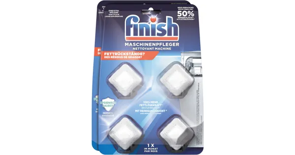 Finish Maschinenpfleger 2 x 4 Tabs