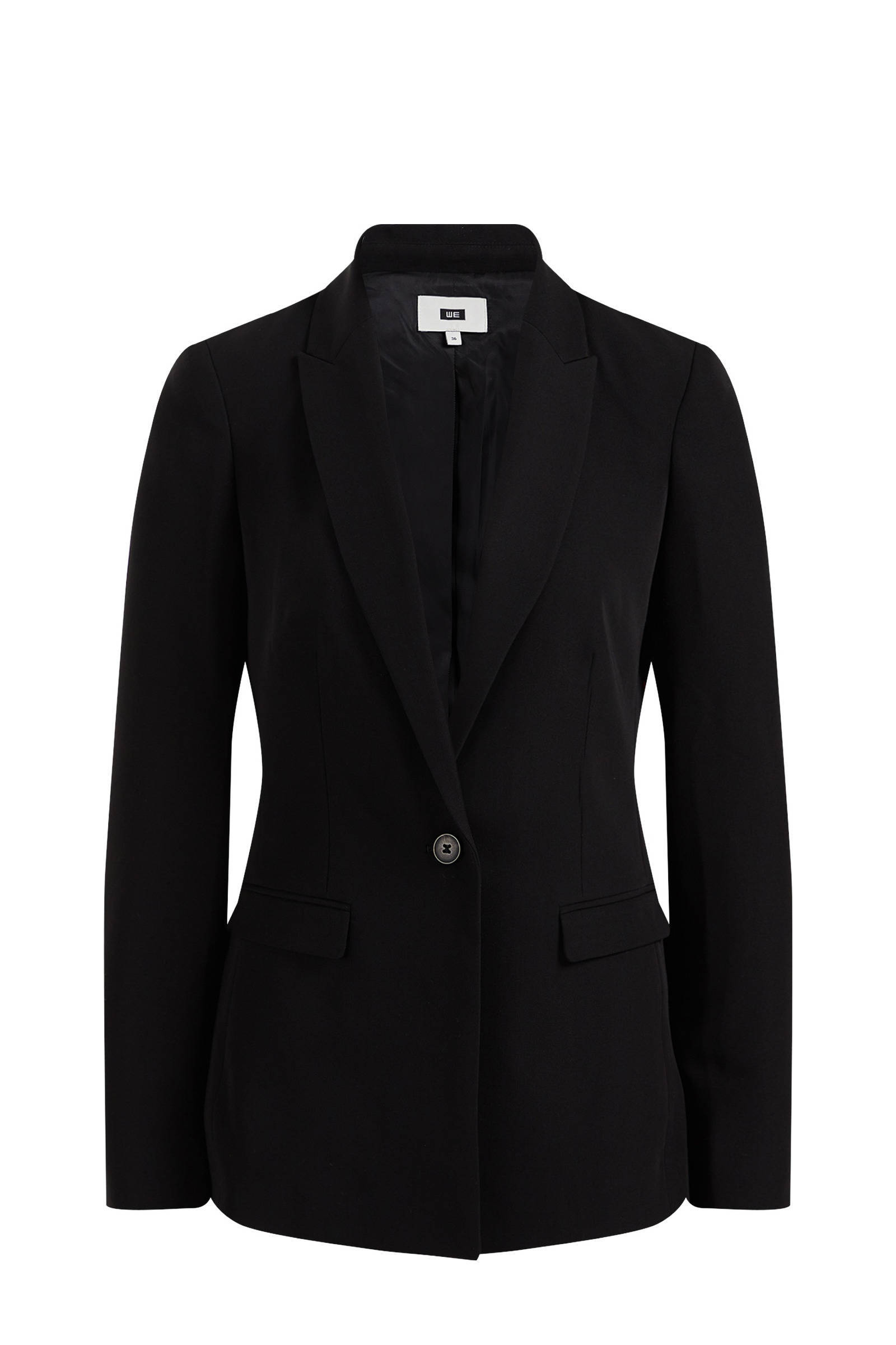 WE Fashion getailleerde blazer zwart