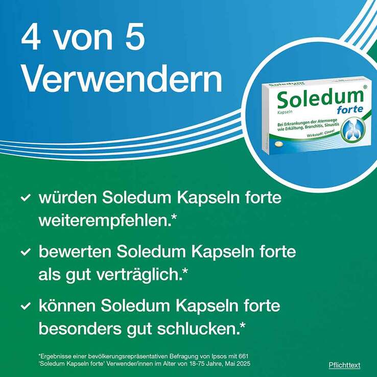 Soledum Kapseln forte, 2x100 St