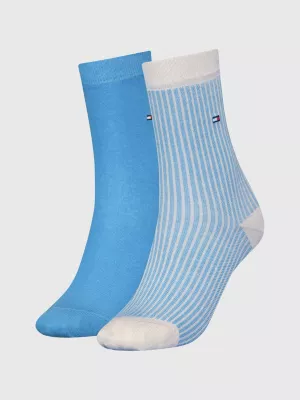 Pacote com 2 pares de meias clássicas listradas Ithaca