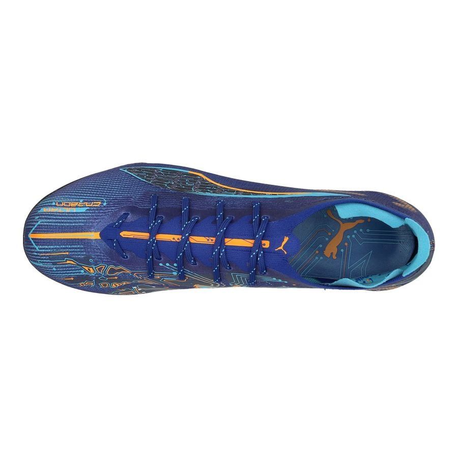 PUMA Ultra 5 Carbon FG Speed Edition - Bleu/Heat Fire/BLeu/Noir ÉDITION LIMITÉE
