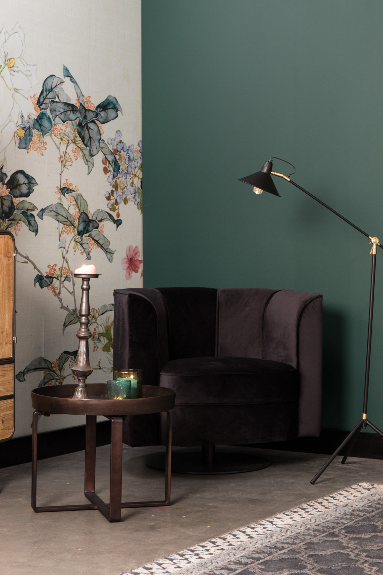 Fauteuil Flower oranje