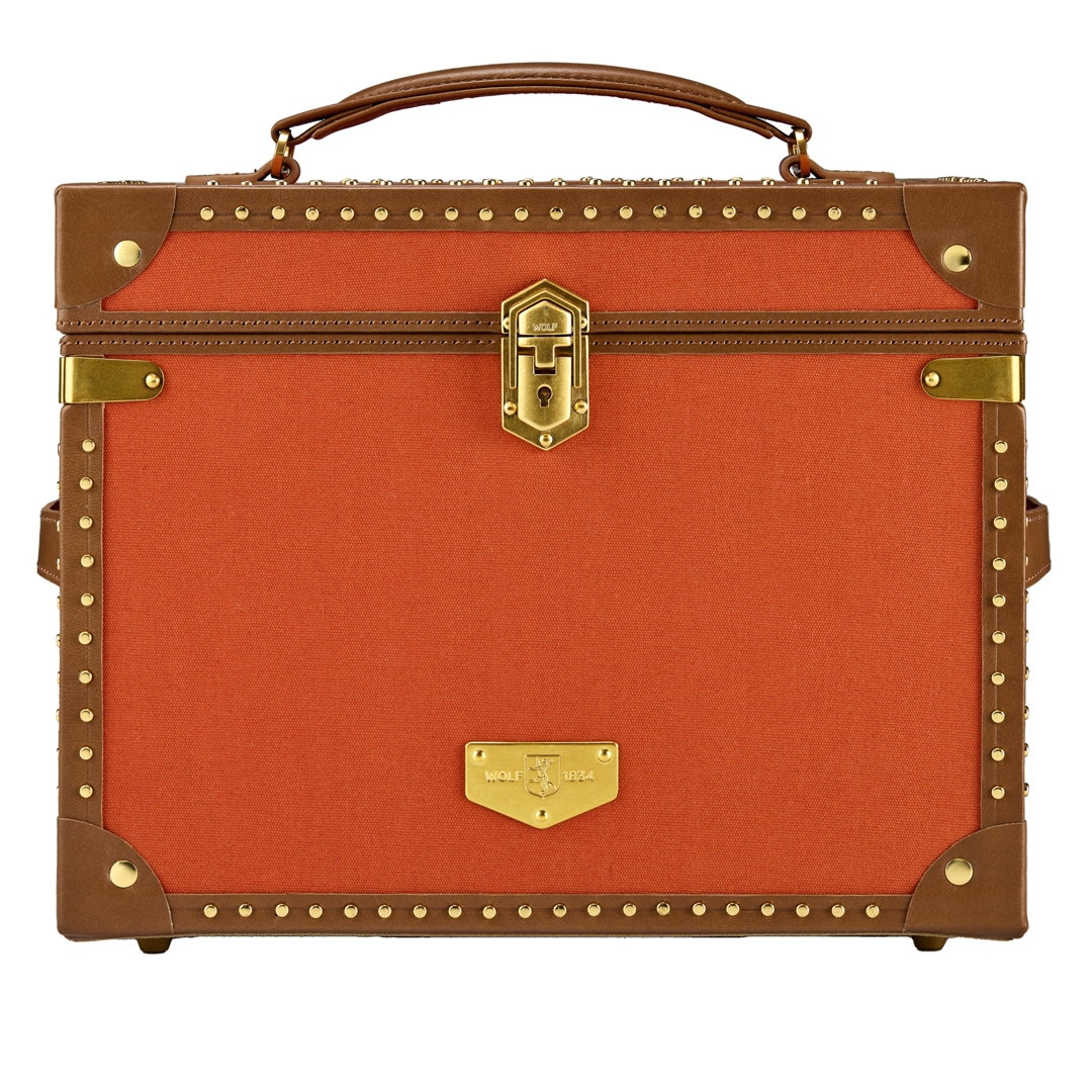 Wolf 1834 Ida Trunk Schmuckbox Orange