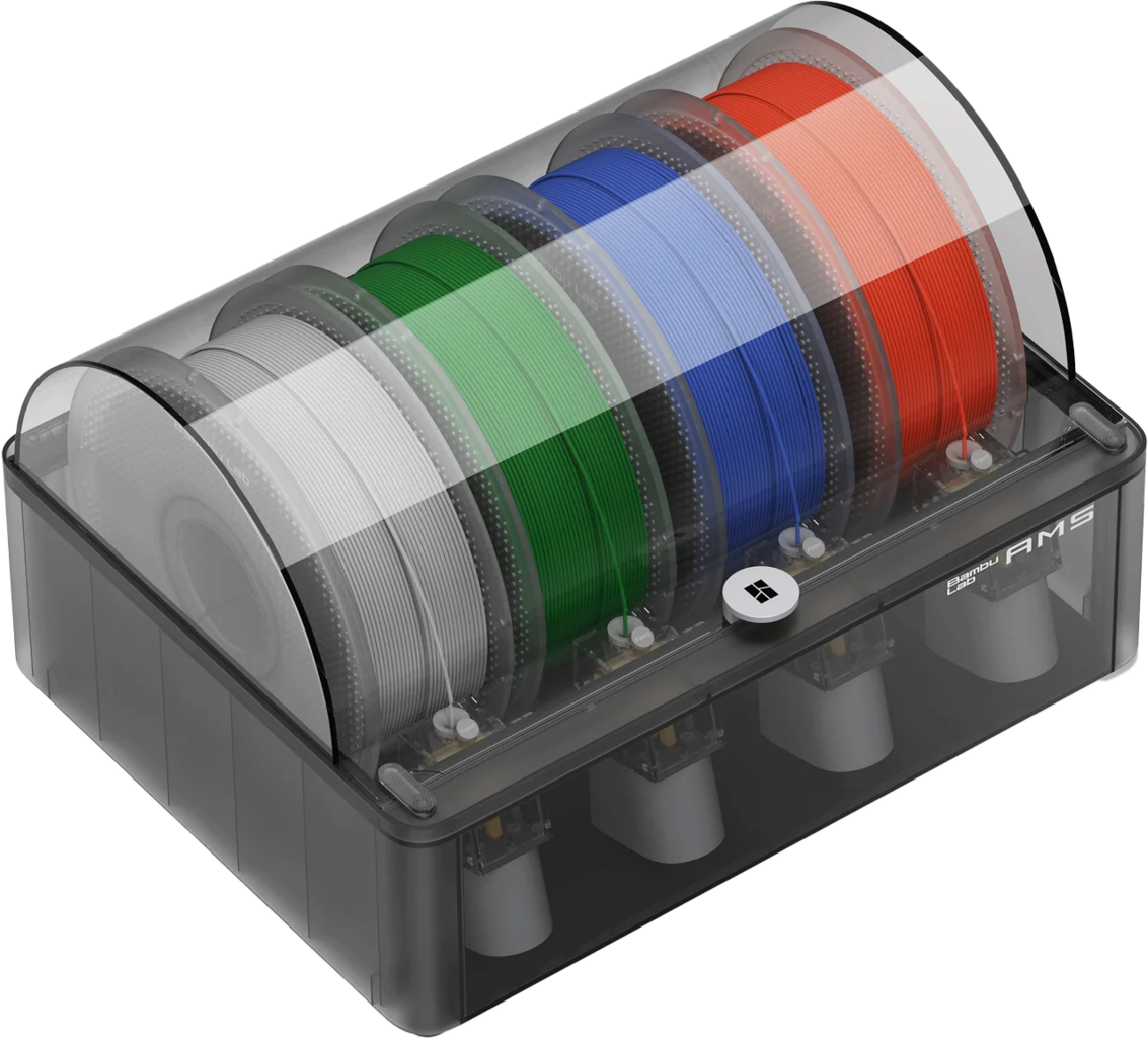 Bambu Lab  AMS    Automatic Material System für Multi Material & Multi Color Druck in bis zu 16 Farben