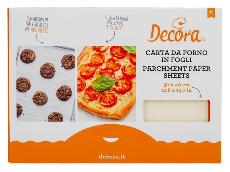 Decora Backpapier 25 Stück Antihaft-Backpapier