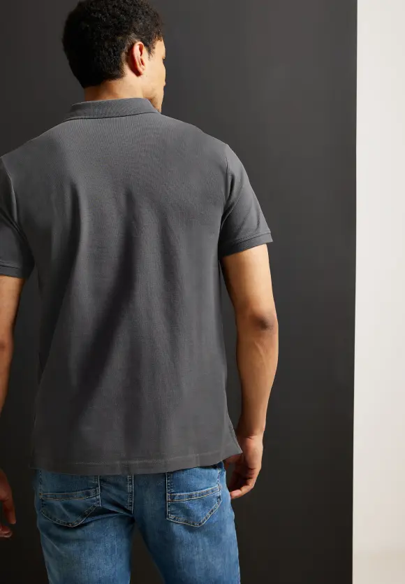 Piquée Poloshirt - ash grey