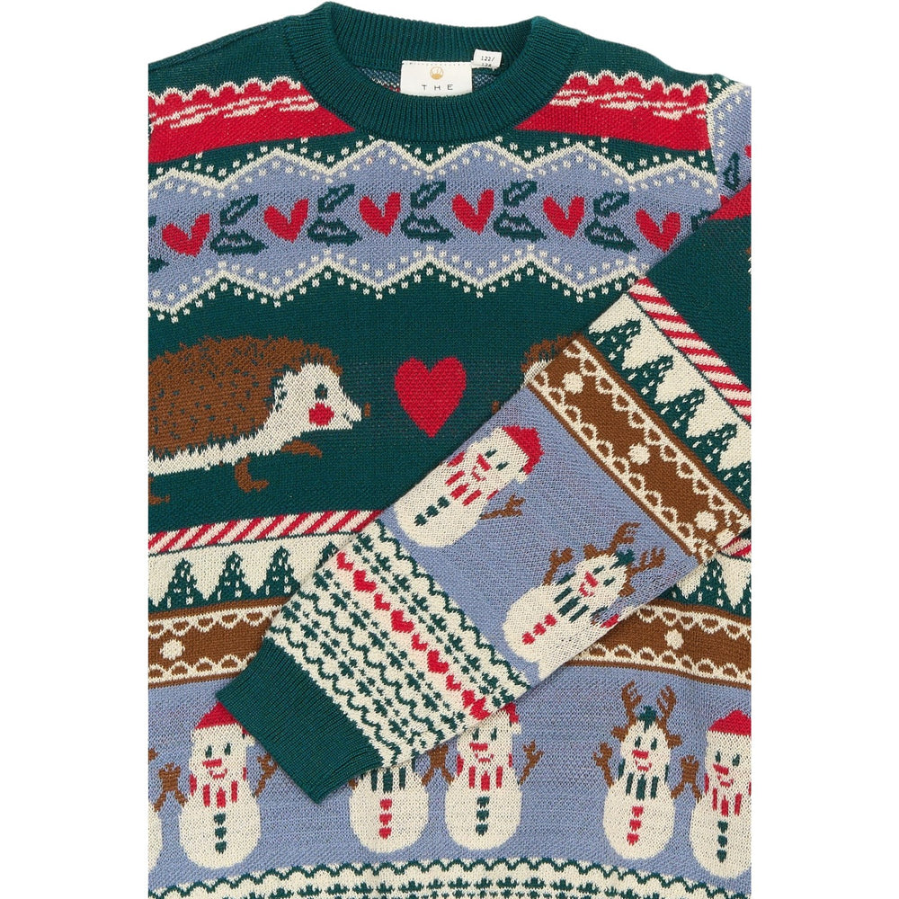 Køb The New Multi Colour Holiday Jacquard Pullover