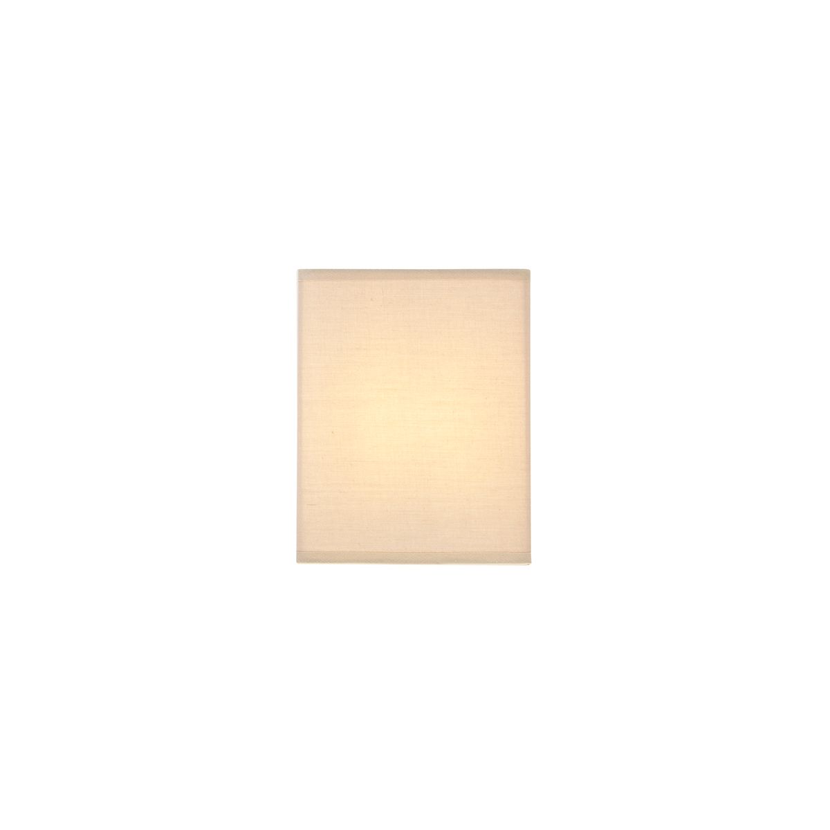 Landelijke wandlamp beige met stoffen kap - Vete