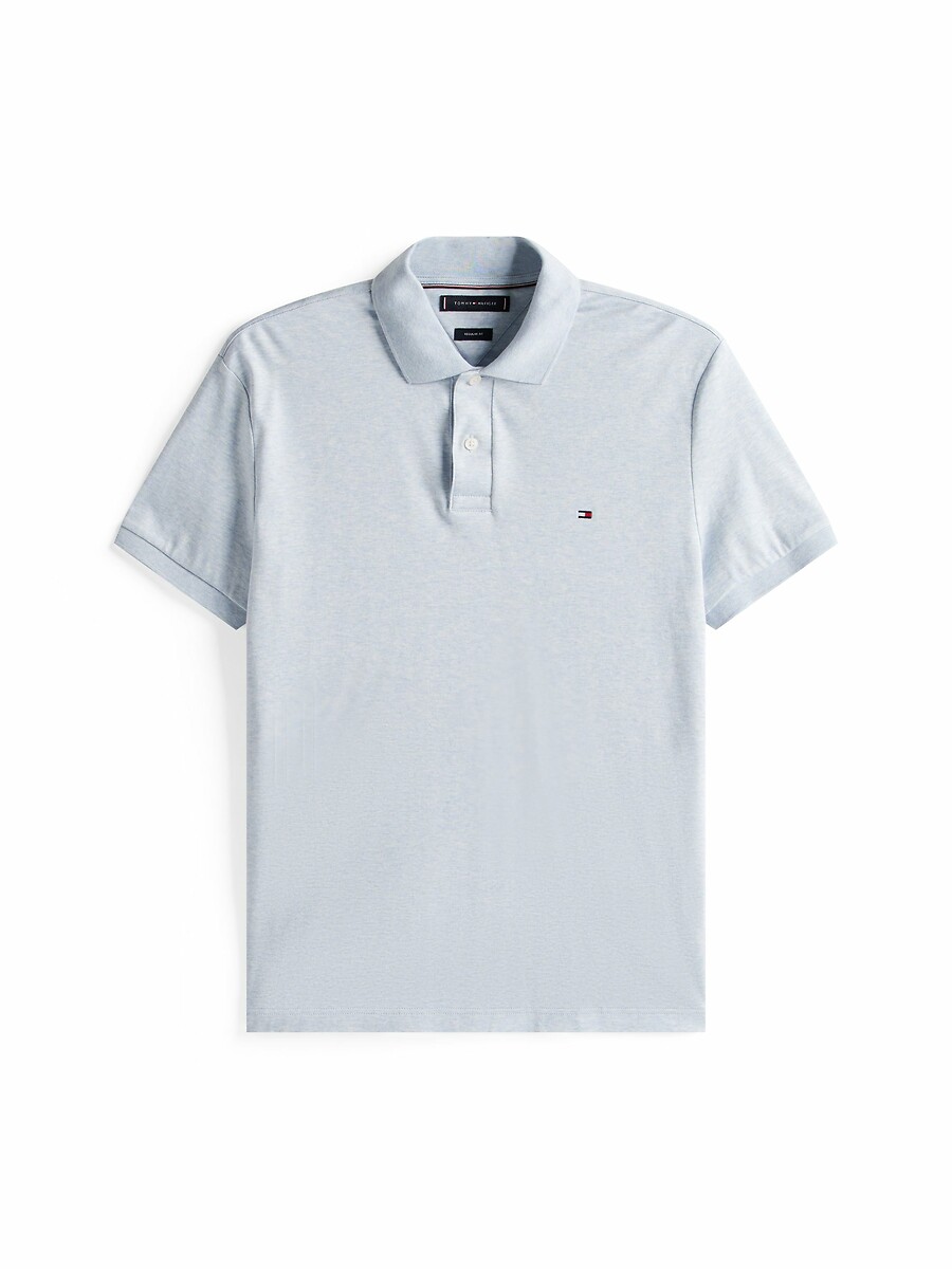TOMMY HILFIGER<br>Camisa polo regular de manga curta em algodão macio