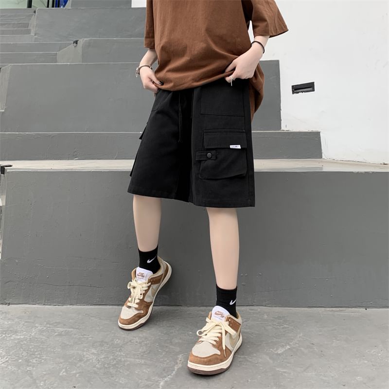 2DAWGS - Cargoshorts met trekkoord in de taille en wijde pijpen