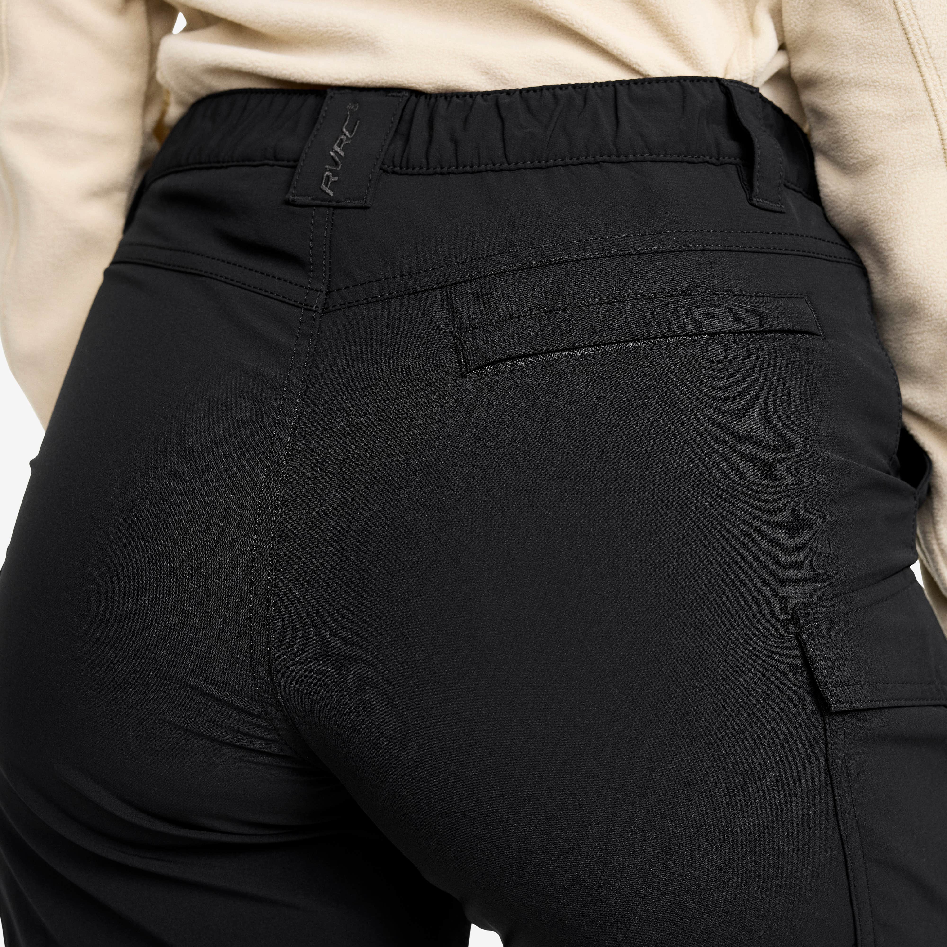 Adventure Cargo Stretch Shorts Dame Black