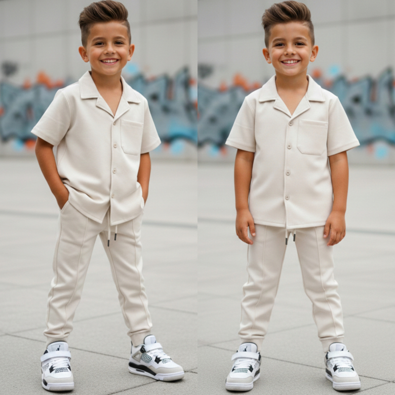 Boys spring set  - beige