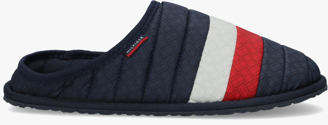 TOMMY HILFIGER blauwe tommy hilfiger pantoffels corporate padded homeslipper