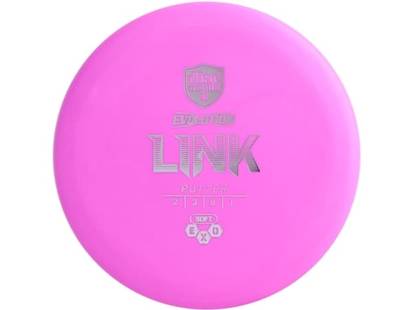 Discmania Rožinė Diskgolfo diskas Putter SOFT EXO LINK Evolution Rožinė
