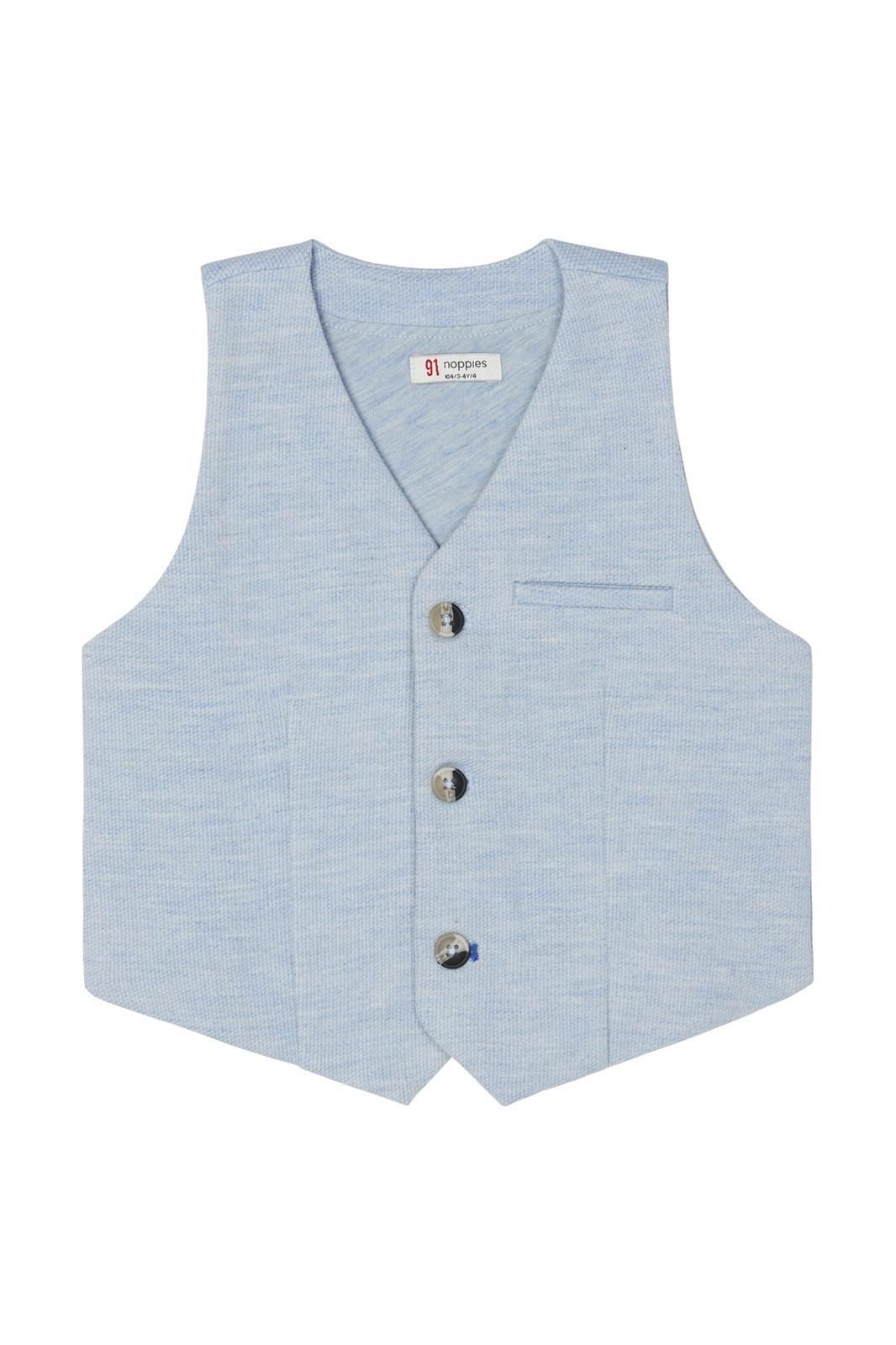 Noppies Kids Gilet Mersin - Blue Melange
