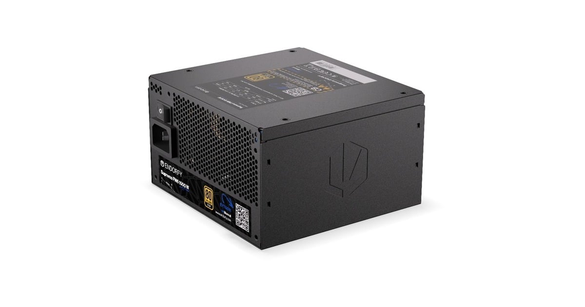 ENDORFYSupremo FM6 modulaire 1000 watt voeding   (Zwart, 1x 12V-2x6, 3x PCIe)