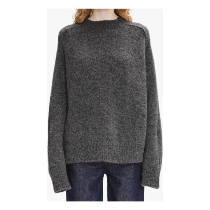 A.P.C. Pull Naomie Baby Alpaga | Gris anthracite chiné