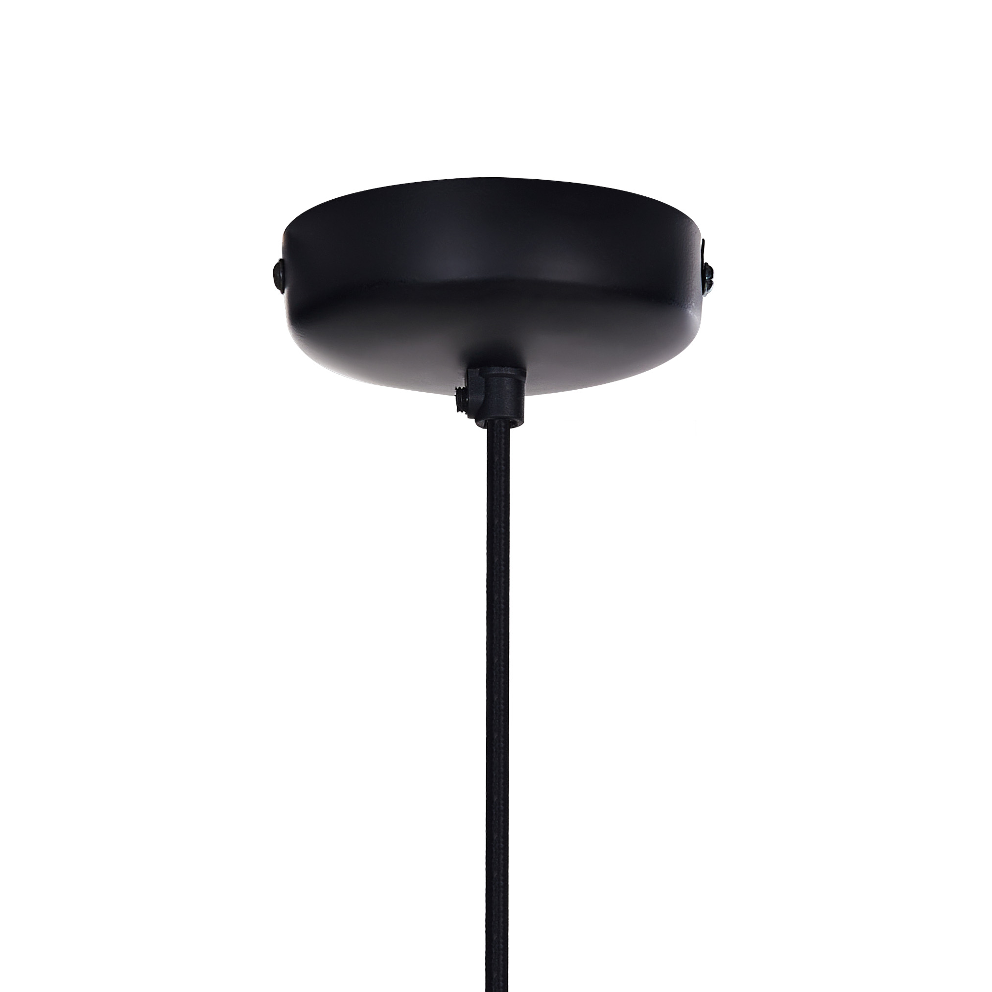 Beliani - GOMATI - Hanglamp - Lichtbruin - Mangohout