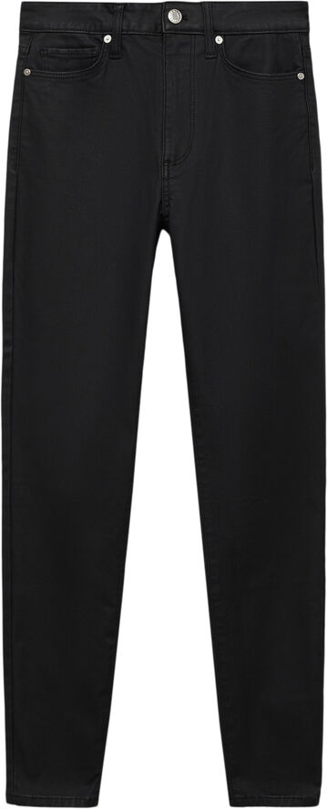 MANGO Anne skinny jeans high rise Black