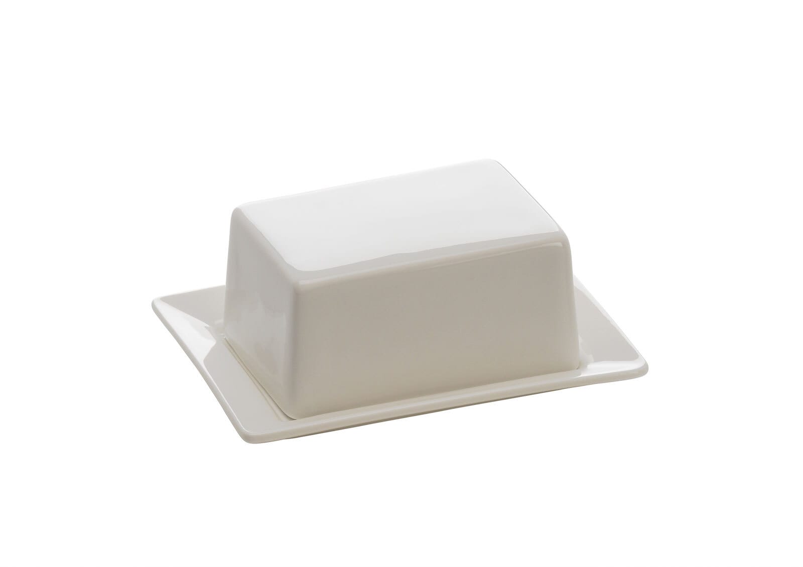 MAXWELL & WILLIAMS Butterdose BASICS 12,7 x 9,7 cm Porzellan weiß