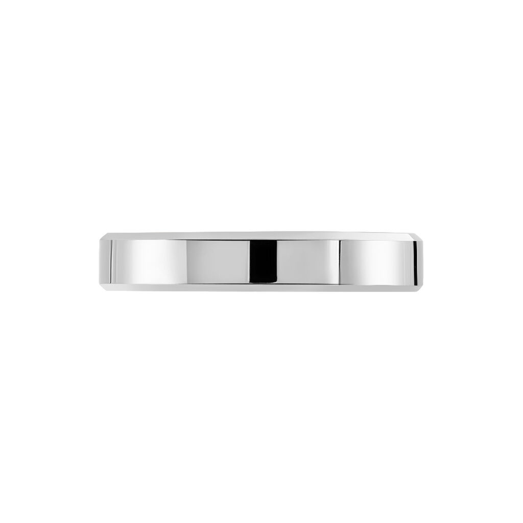 Alliance Hild Ruban Biseaute Palladium Blanc