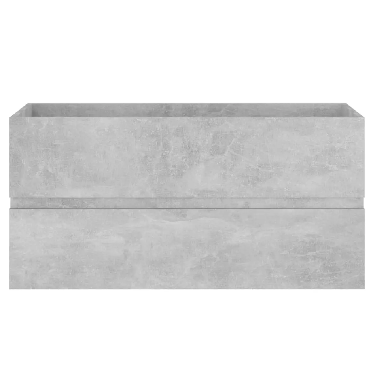 VIDAXL Armoire d'évier - Gris béton