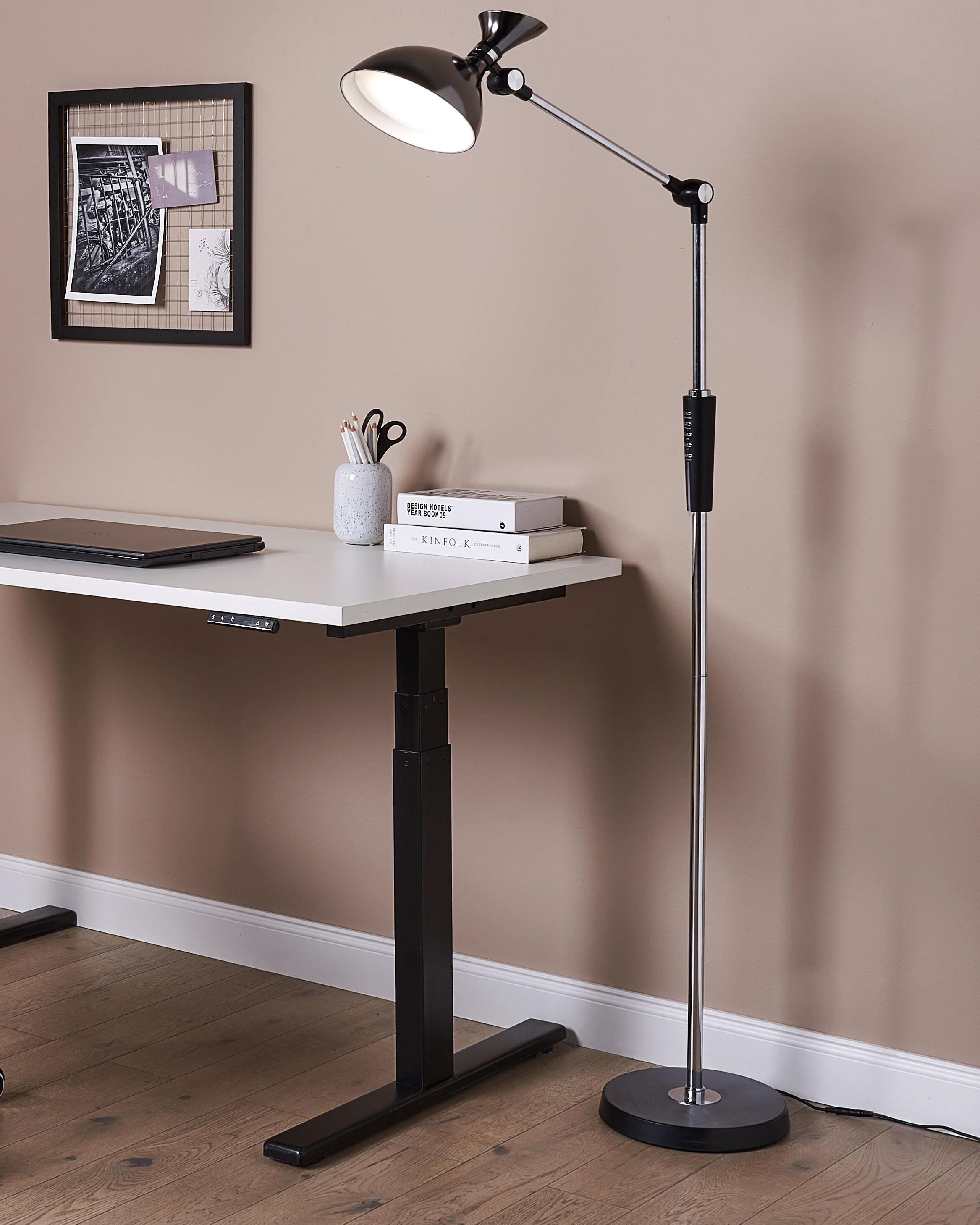 LED staande lamp ANDROMEDA met dimmer Metaal Zilver