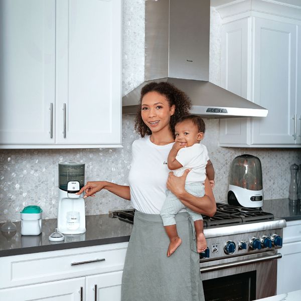 Baby Brezza Flessenwarmer - Instant Warmer - Black-White