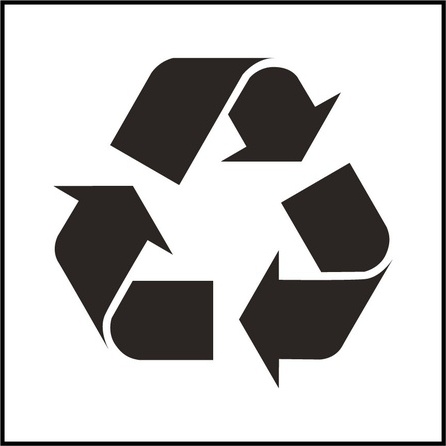 Panneau Tri Sélectif - Pictogramme recyclage Poubelle - Gravoply