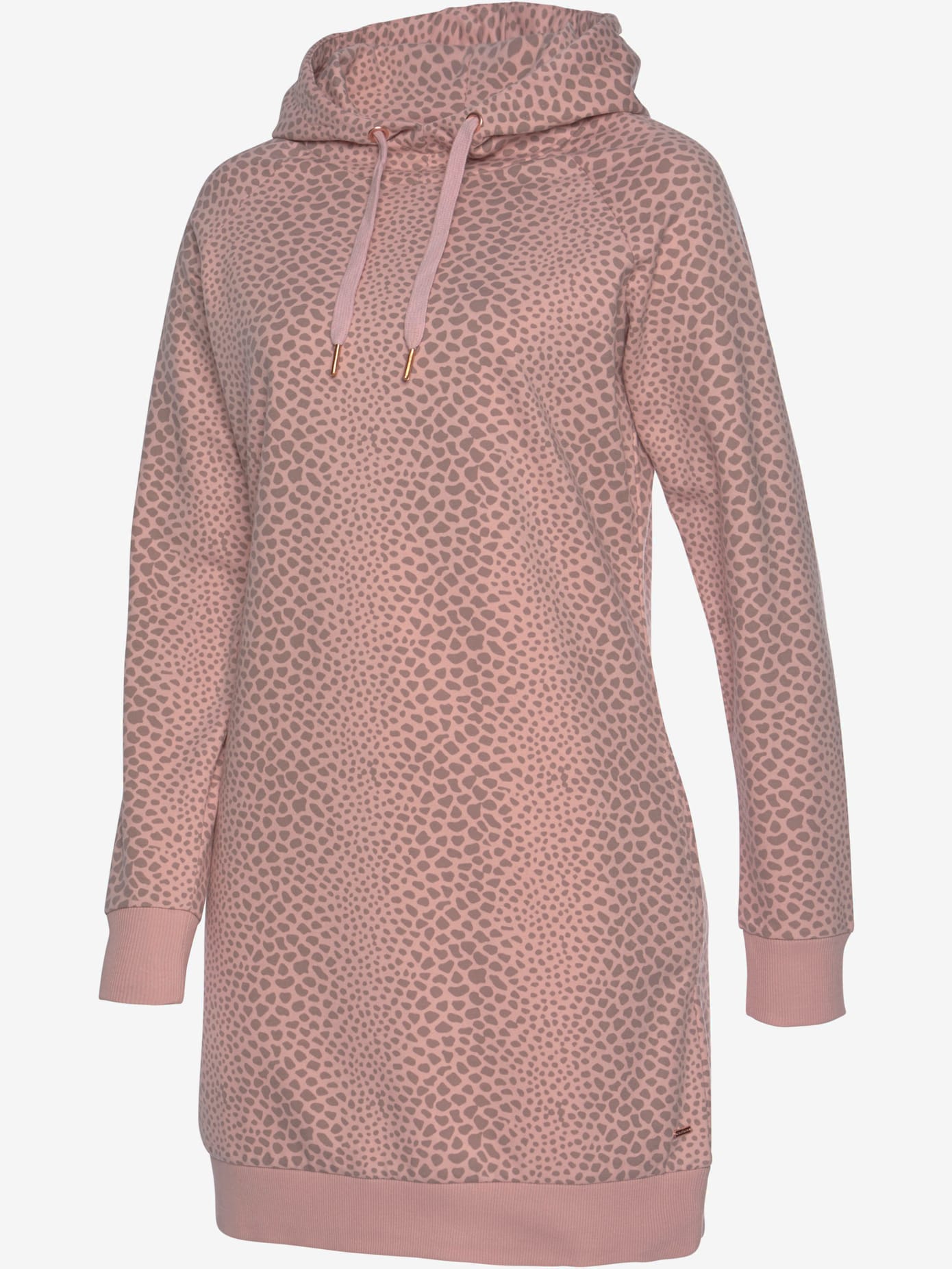 Robe en matière sweat robe sweat confortable à capuche