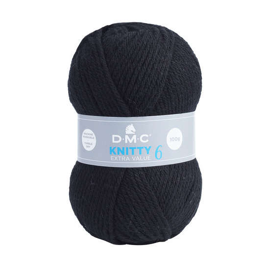 Pelote de laine DMC Knitty 6, 137m environ - Coloris 965