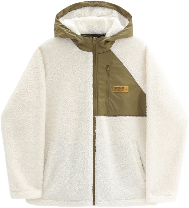 Vans world code sherpa full zip hoodie Black