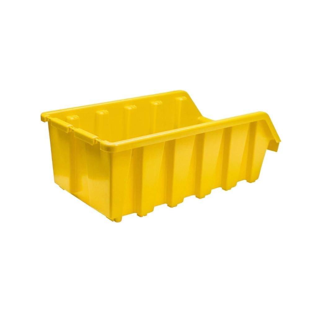 PROREGAL SuperSaver Set 5x Opbergdoos 5 HxBxD 18,7 x 33,3 x 50 cm Polypropyleen Geel
