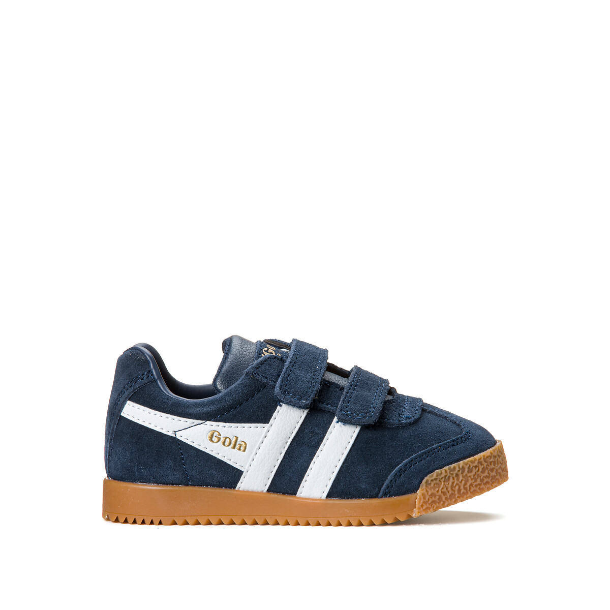 GOLA<br>Tênis de couro com tira de velcro estilo Harrier