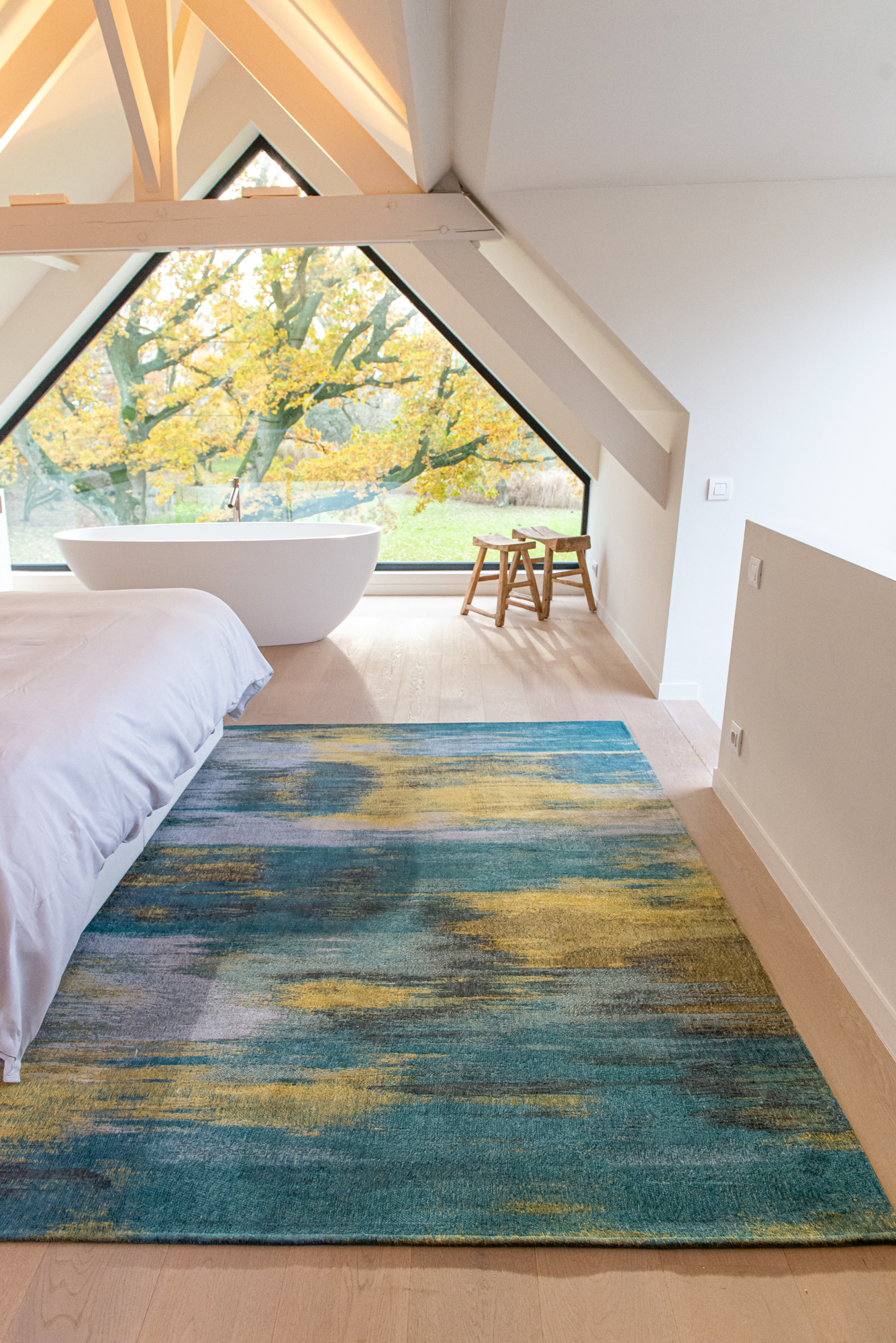 Ecorugs vloerkleed Monetti blauw 280x390 cm