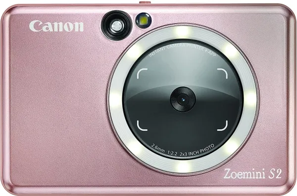 Canon Zoemini S2 - Digitalkamera - kompakt med hurtigfotoprinter - 8.0 MP - NFC, Bluetooth - roseguld