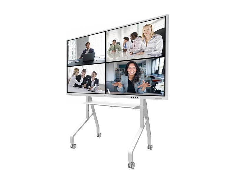NEOMOUNTS TV-Trolley FL50-525WH1 Weiss Mobiler Bodenständer für 55-86