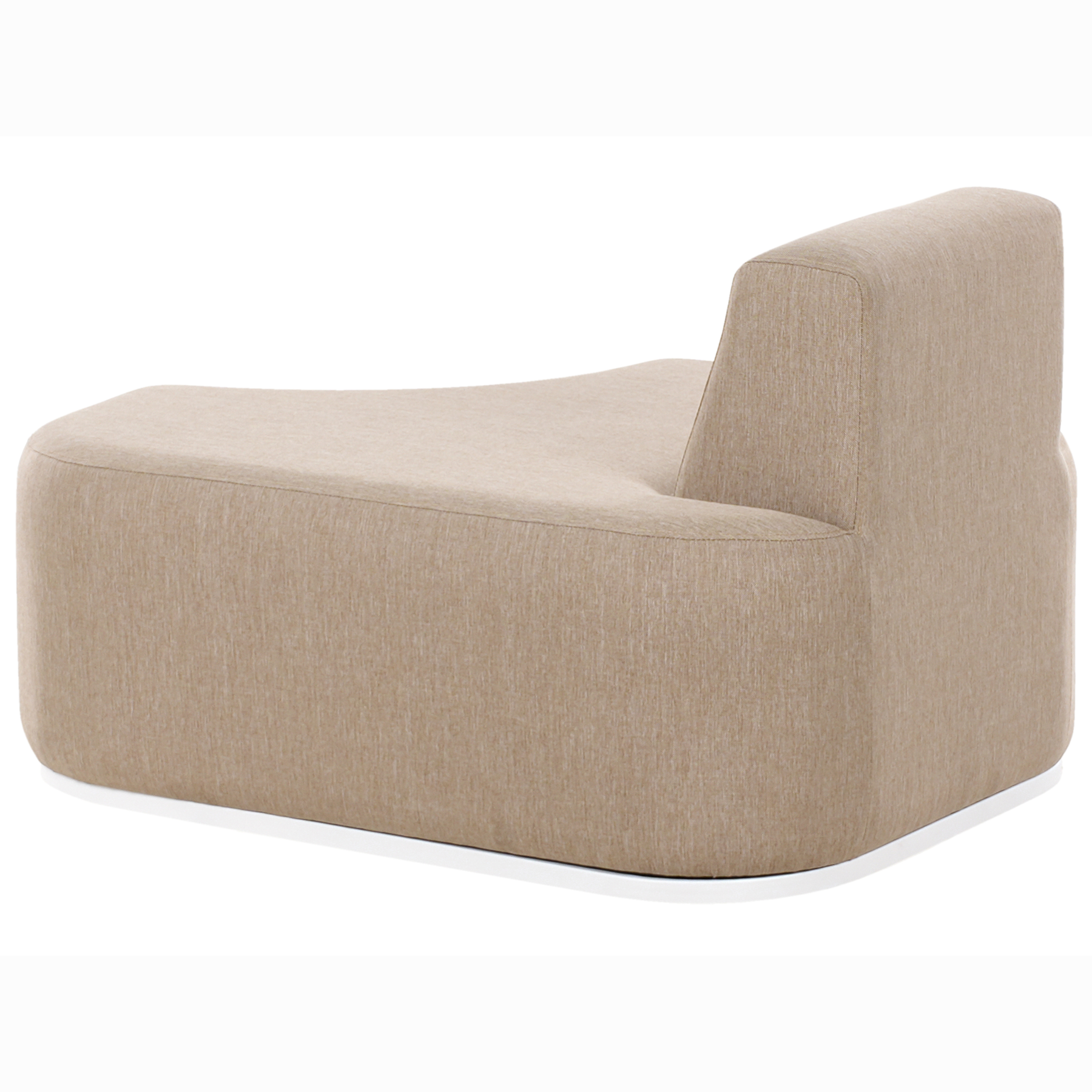 Beliani - FABRO - Loungeset voor 4 - Beige - Polyester
