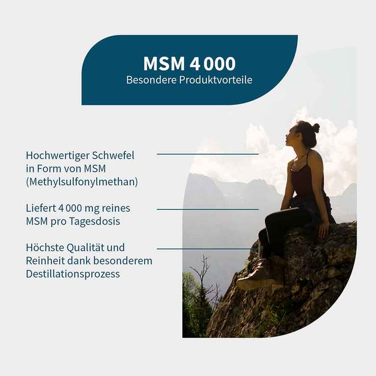 MSM 4000 vegan Kapseln, 150 St