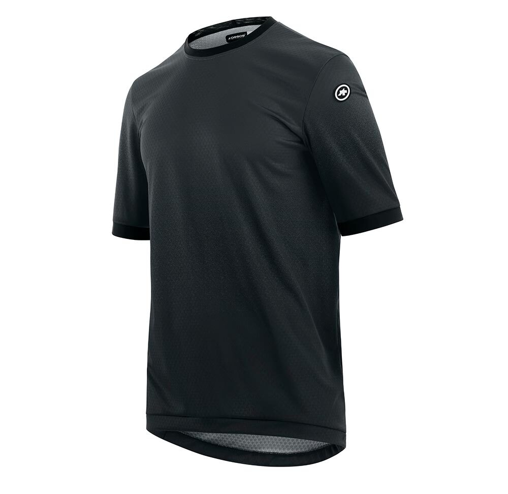 Assos Trail T3 MTB Fietsshirt Korte Mouwen Donkergrijs Heren