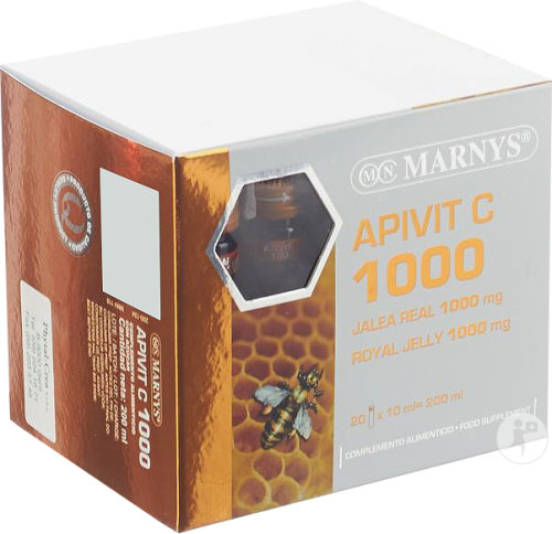 Marnys Apivit C 1000 Gelée Royale Ampoules 20x10ml
