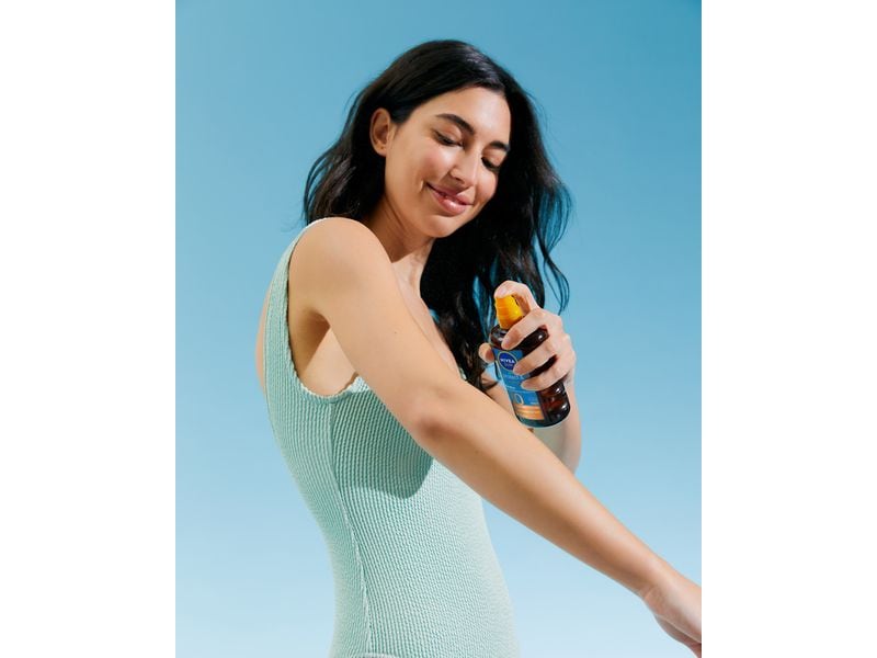 NIVEA SUN Sonnenöl Protect and Bronze LSF 30 200 ml Sonnenöl für sofortigen UV Schutz und eine natürliche Bräunung