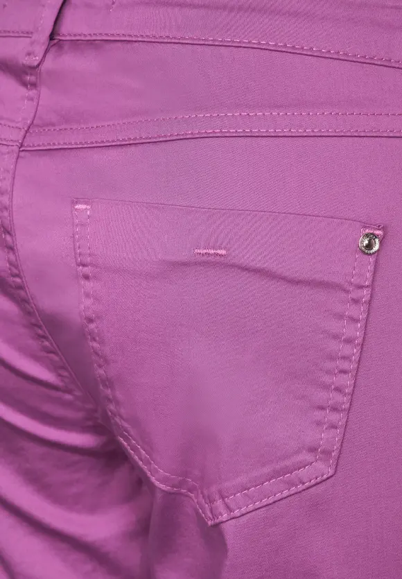 Casual Fit Satinlook Hose - meta lilac