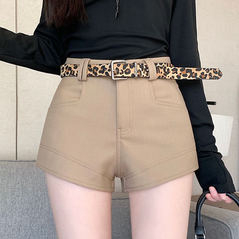 Ukiyo - Hoge taille effen hotpants