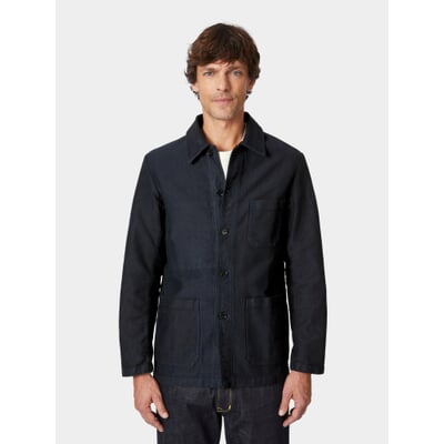 Herrenjacke Moleskin, Nachtblau