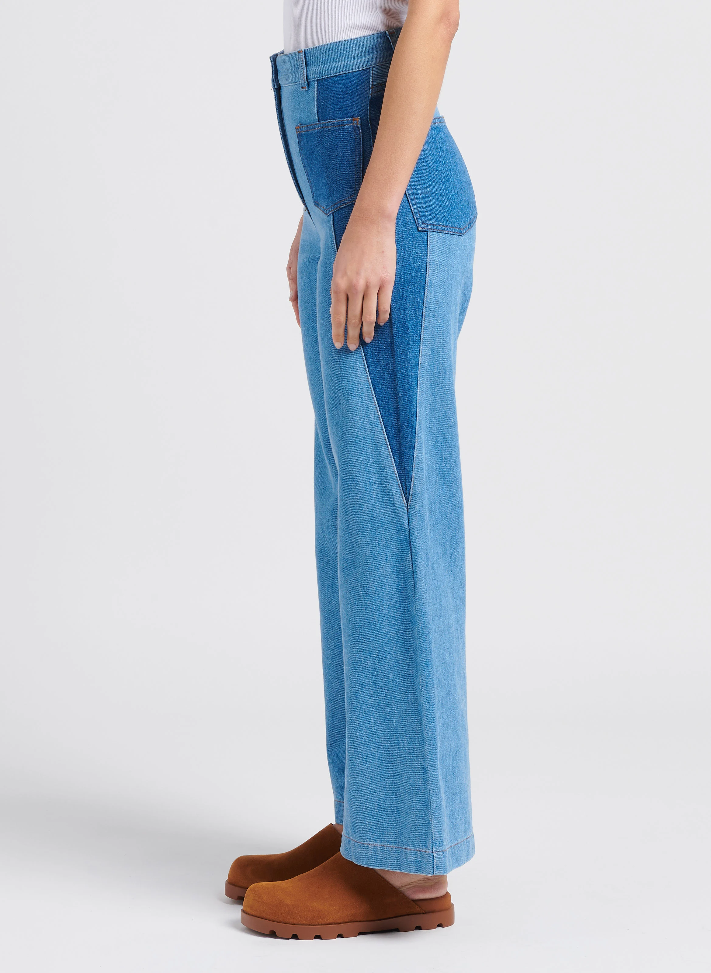 NANA - Jean large taille haute | Bleu